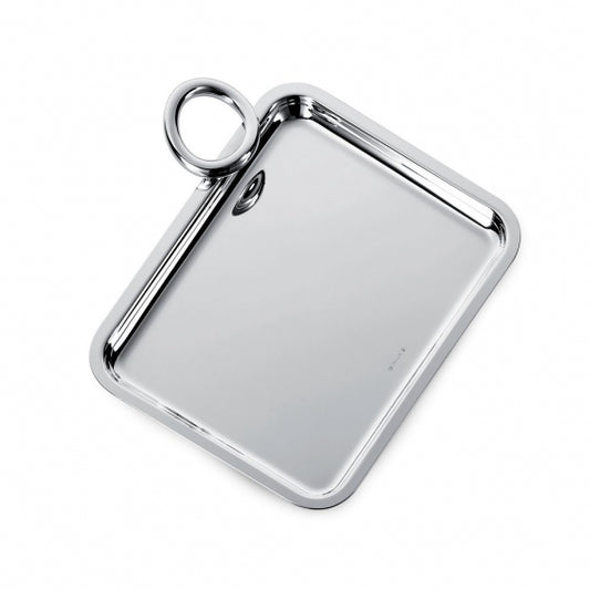 Silver Plated Single-Handle Tray