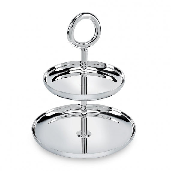 Silver Plated Two-Tier Dessert Stand
