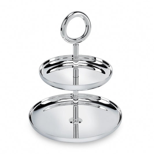Silver Plated Two-Tier Dessert Stand