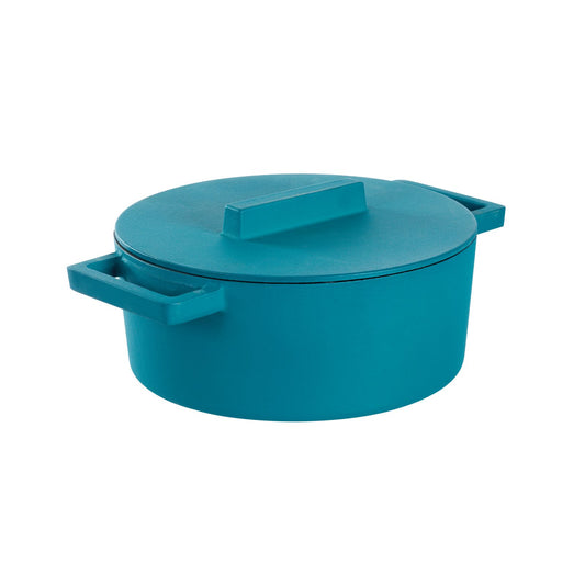 Kitchen Terracotto Casserole Pot with Lid 9 1/2 in.