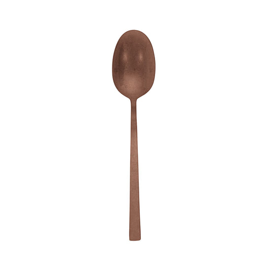 Cutlery Special Finishes Linea Q Vintage PVD Copper Dessert Spoon 7 1/4 in.
