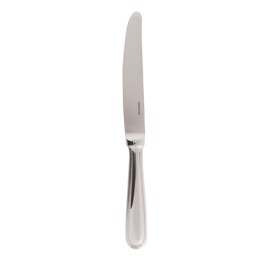 Cutlery Flatware Silverplated on SS Dessert Knife, Hh Perles