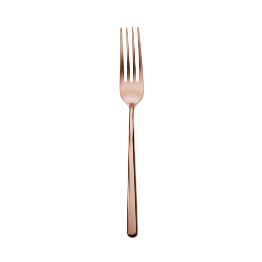 Cutlery Special Finishes Linear PVD Copper Dessert Fork 6 7/8 in.