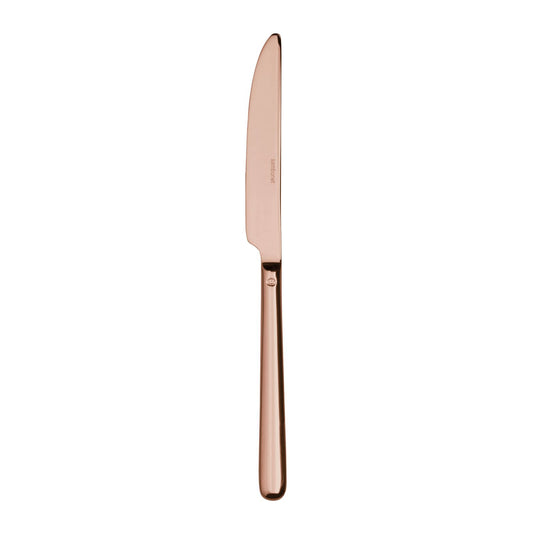 Cutlery Special Finishes Linear PVD Copper Dessert Knife SH 8 1/8 in.