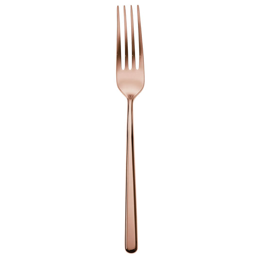 Cutlery  Special Finishes Linear PVD Copper Serving Fork 9 1/4 in.