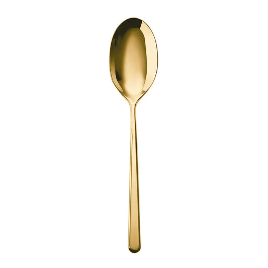 Cutlery  Special Finishes Linear PVD Gold Table Spoon 8 1/4 in.
