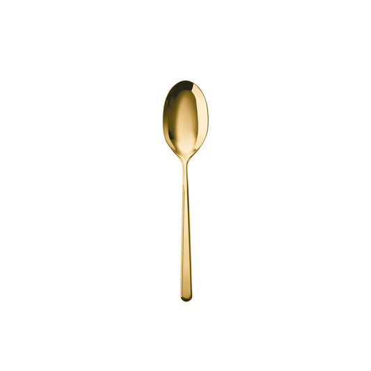 Cutlery  Special Finishes Linear PVD Gold Moka Spoon 4 3/8 in.
