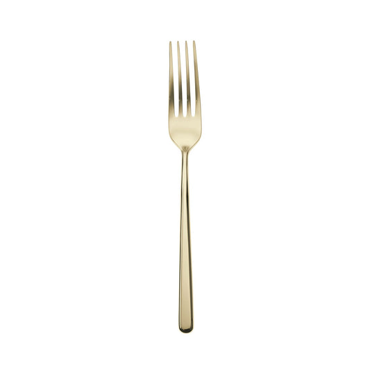 Cutlery Special Finishes Linear PVD Champagne Dessert Fork 6 7/8 in.