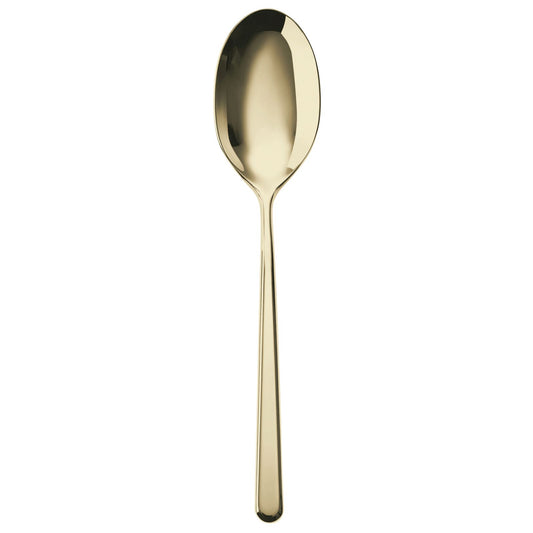 Cutlery Special Finishes Linear PVD Champagne Serving Spoon 9 1/4 in.