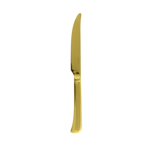 Cutlery  Special Finishes Imagine PVD Gold Dessert Knife, SH. 8 7/8 in.