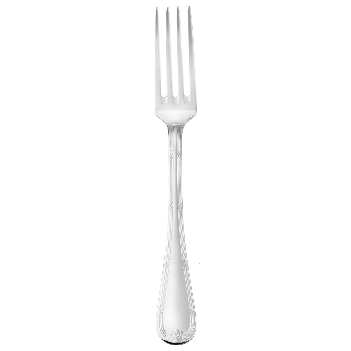 Cutlery Flatware Silverplated on SS Serving Fork Ruban Croisè