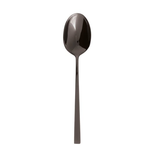 Cutlery Special Finishes Linea Q PVD Black Table Spoon 8 1/4 in
