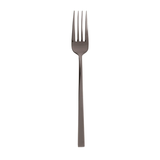 Cutlery  Special Finishes Linea Q PVD Black Table Fork 8 1/4 in