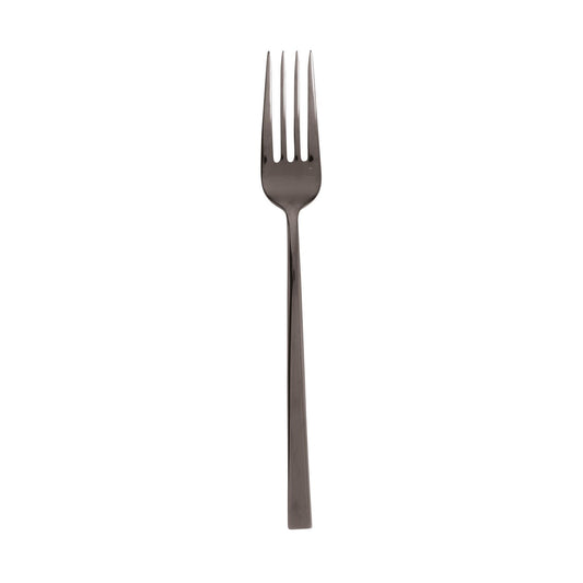 Cutlery  Special Finishes Linea Q PVD Black Dessert Fork 7 1/4 in