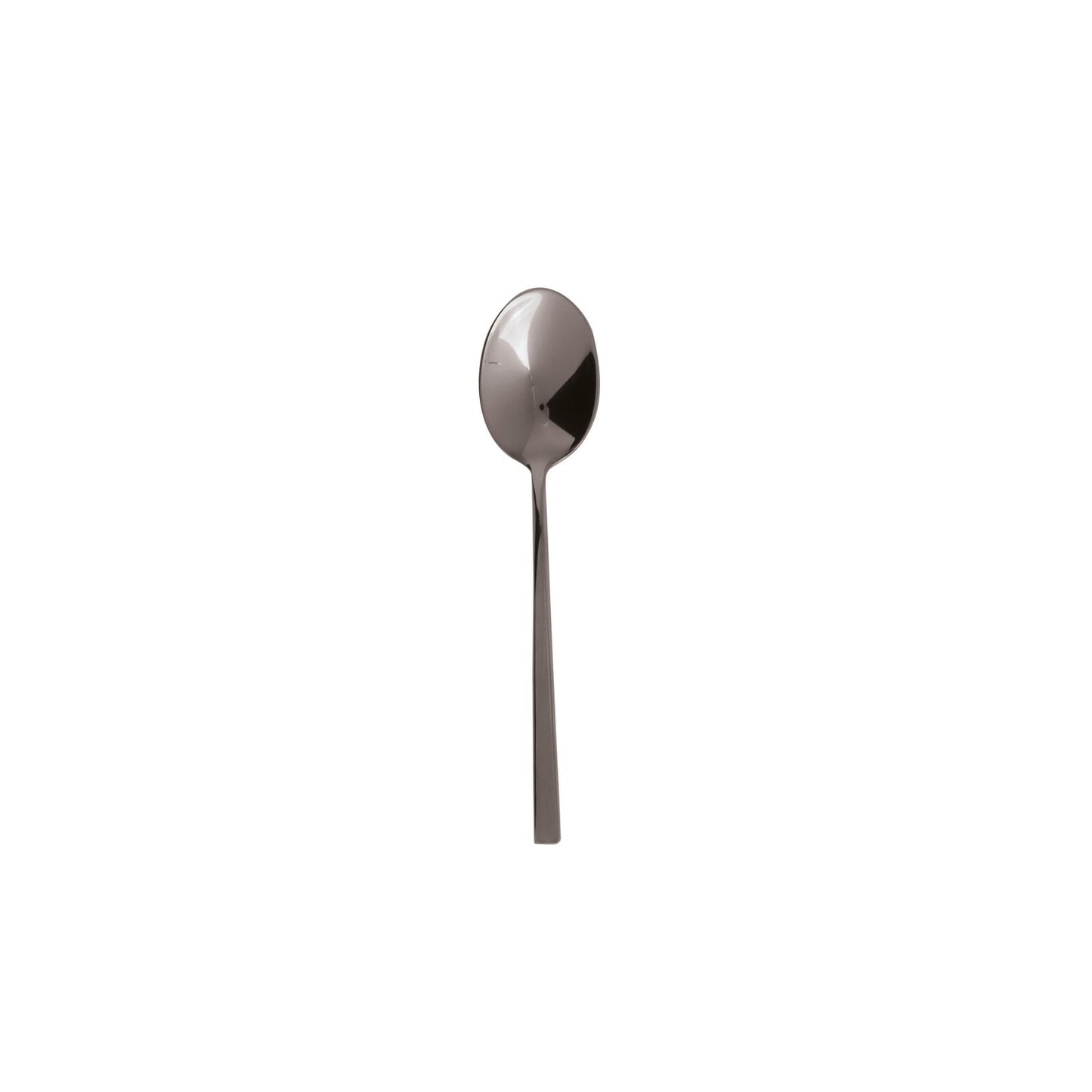 Cutlery  Special Finishes Linea Q PVD Black Moka Spoon 4 1/4 in.