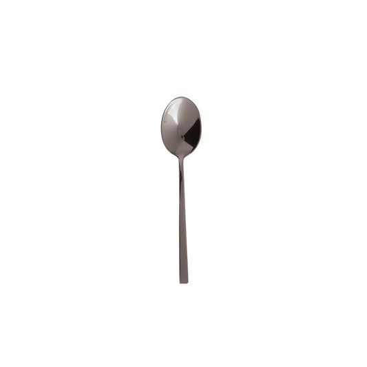 Cutlery  Special Finishes Linea Q PVD Black Moka Spoon 4 1/4 in.