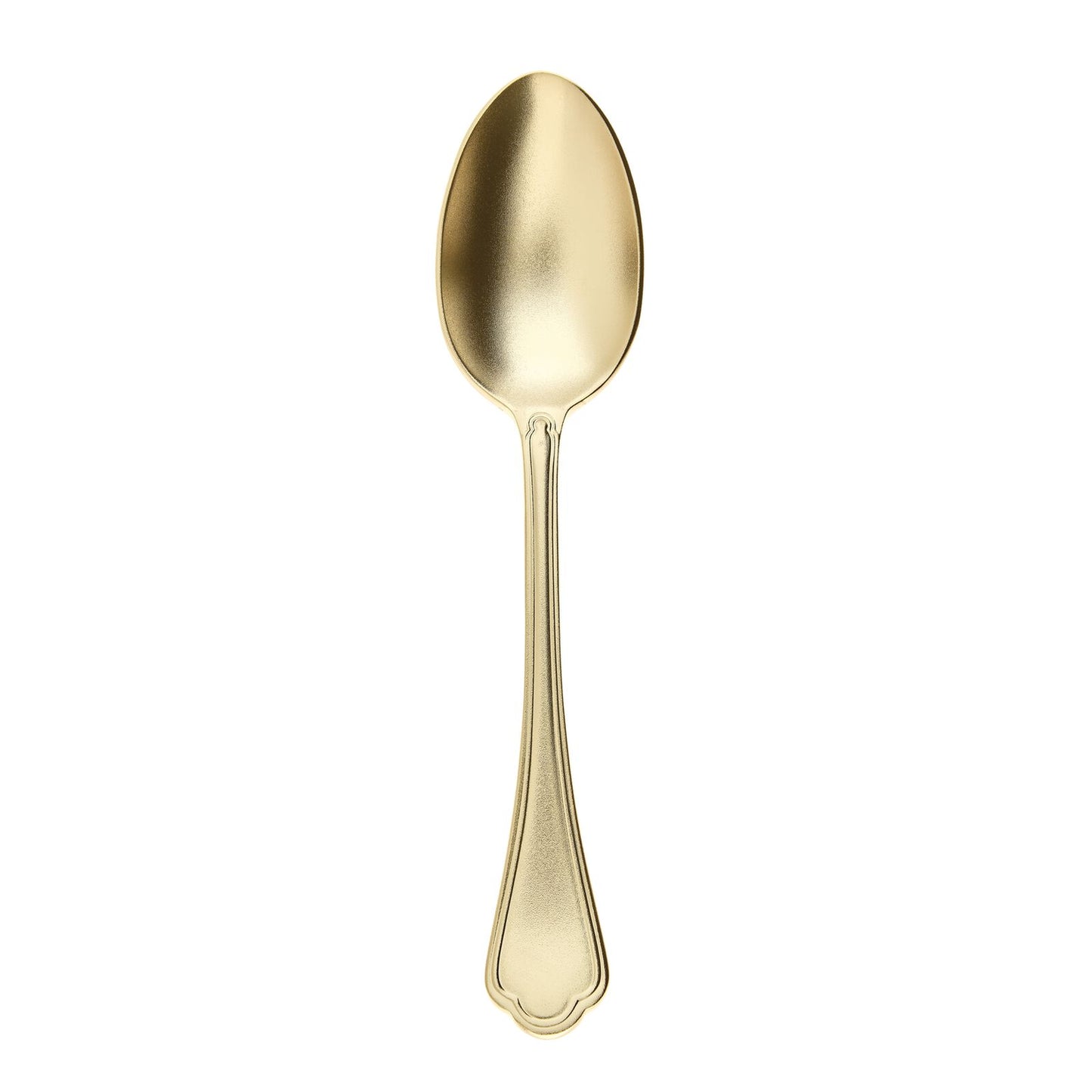 Cutlery  Special Finishes Filet Toiras Diamond PVD White Gold Table Spoon 8 1/4 in