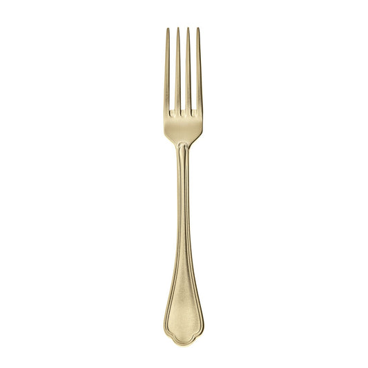 Cutlery  Special Finishes Filet Toiras Diamond PVD White Gold Table Fork  8 1/4 in