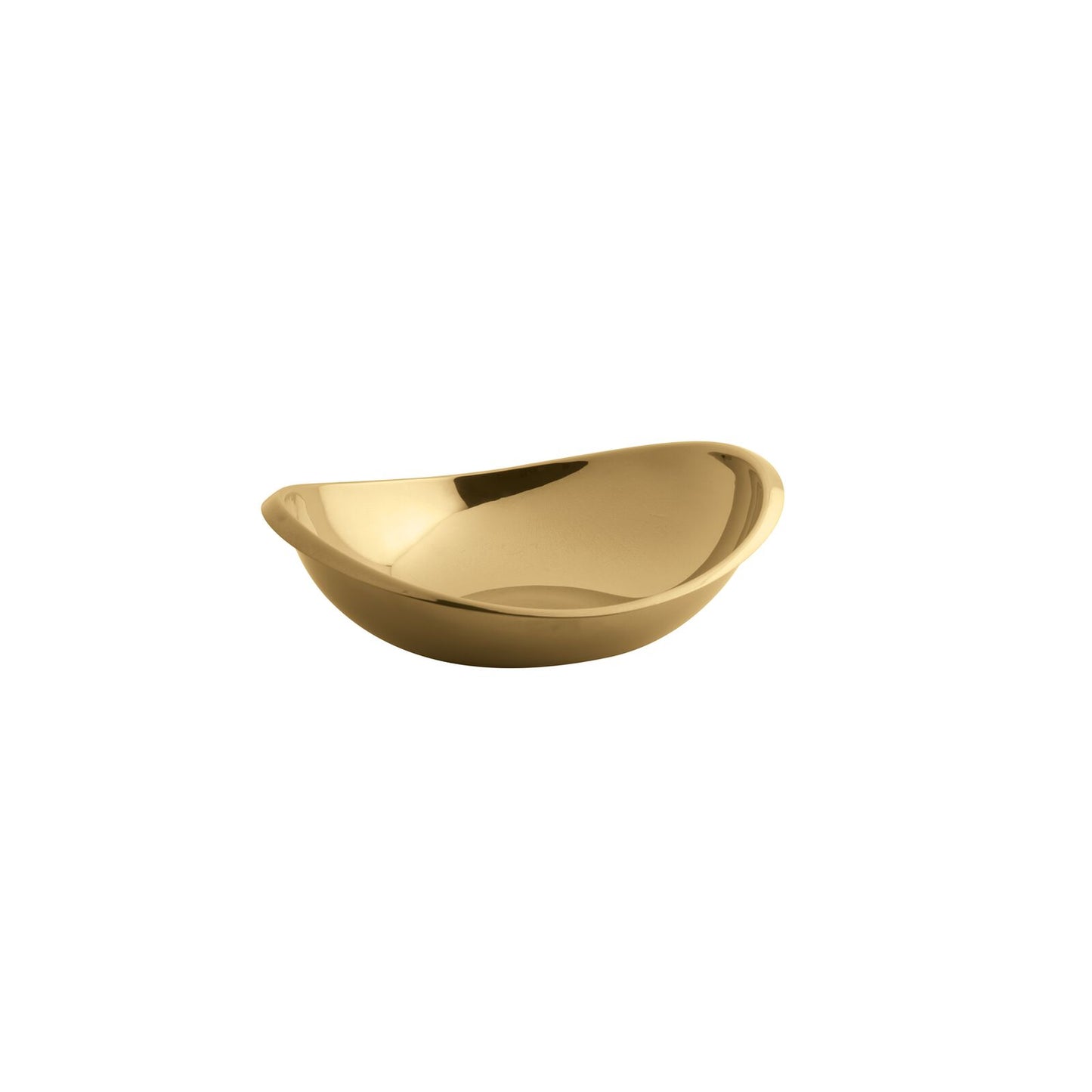 Table Twist Oval Bowl 6 in. Cognac