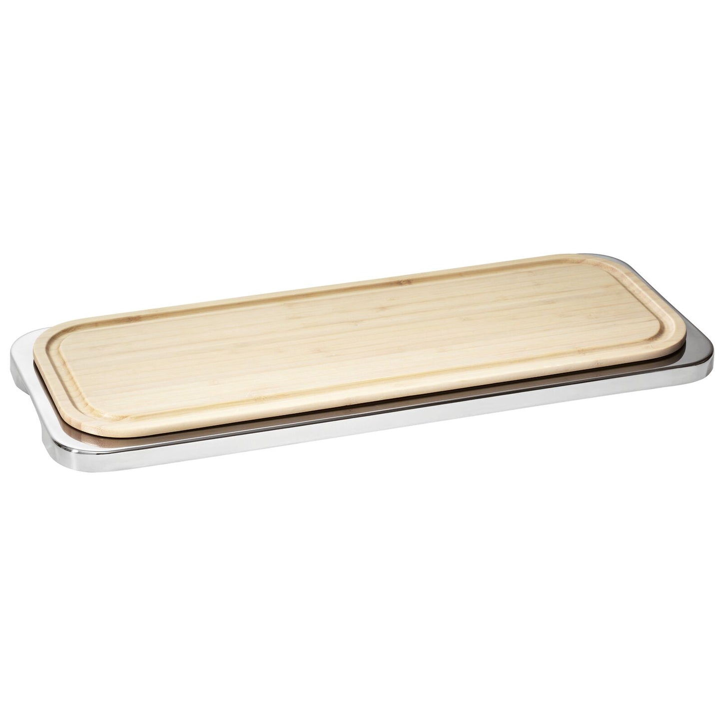 Table Linear Rectangular Tray with Cutting Board 18 7/8 x 7 1/2 in.