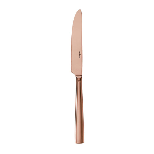 Cutlery  Special Finishes Flat PVD Copper Dessert Knife SH 8 3/16 in.