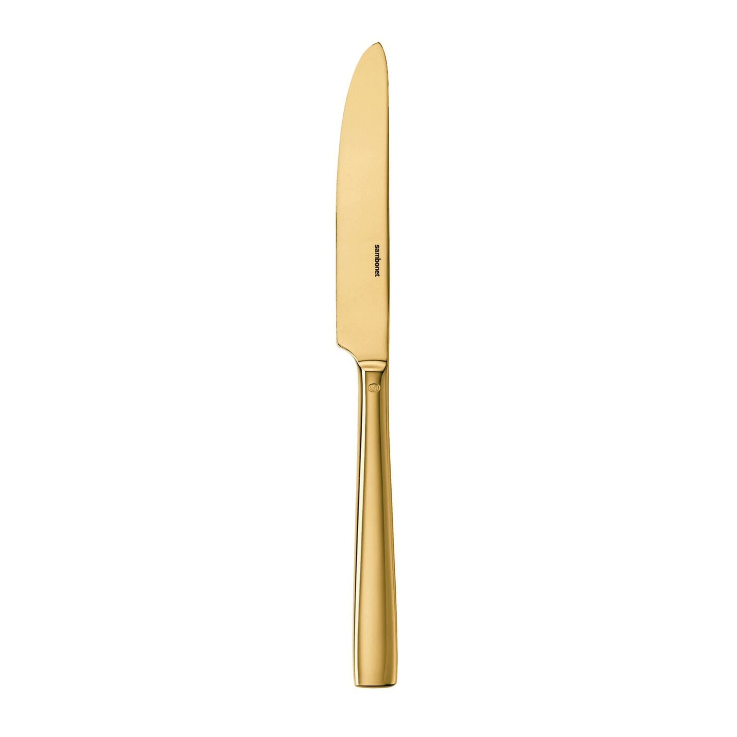 Cutlery  Special Finishes Flat PVD Gold Dessert Knife SH 8 3/16 in.