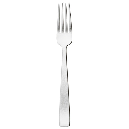 Cutlery  Special Finishes Flat Diamond  SS Serving Fork 9 5/8 in