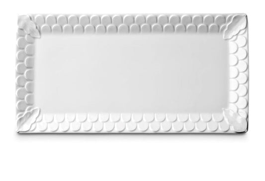 Aegean Rectangular Platter, White