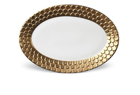 Aegean Oval Platter, Gold