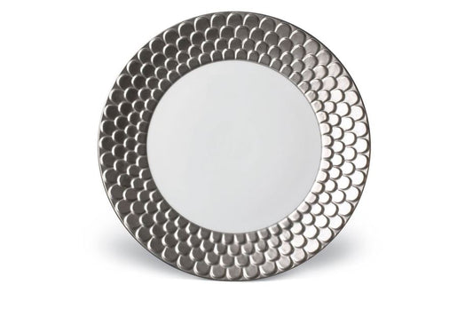 Aegean Dinner Plate, Platinum