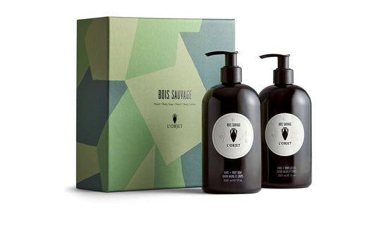 Bois Sauvage Hand and Body Soap, Lotion Gift Set