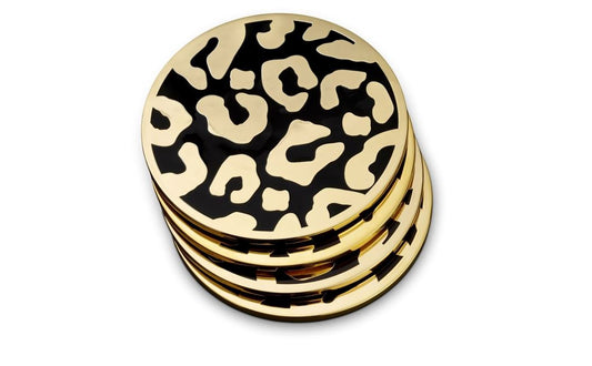 Leopard Coasters (Set of 4)