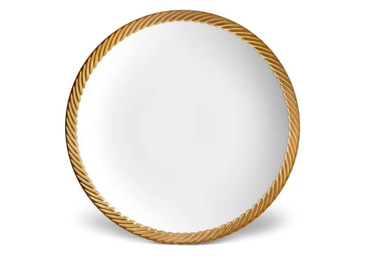 Corde Charger Plate, Gold