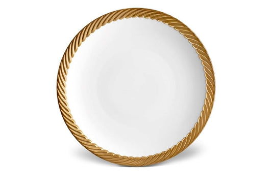 Corde Dinner Plate, Gold
