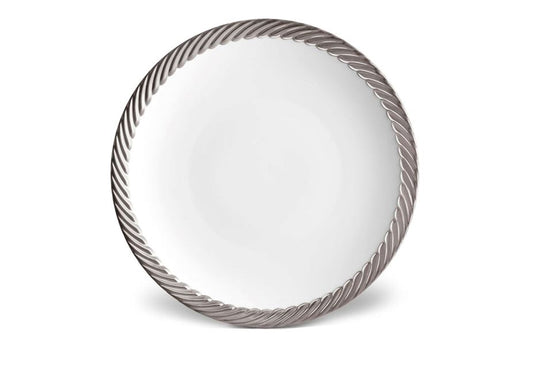 Corde Dinner Plate, Platinum