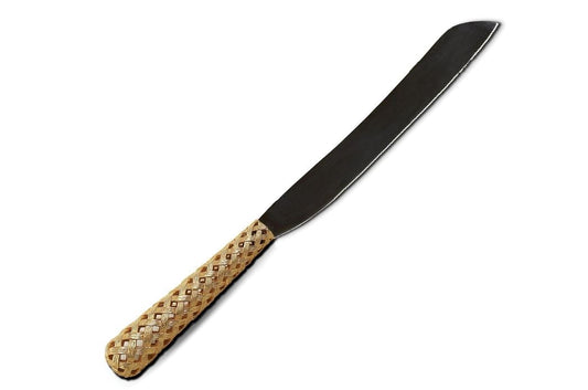 Braid Cake and Bread Knife, Gold