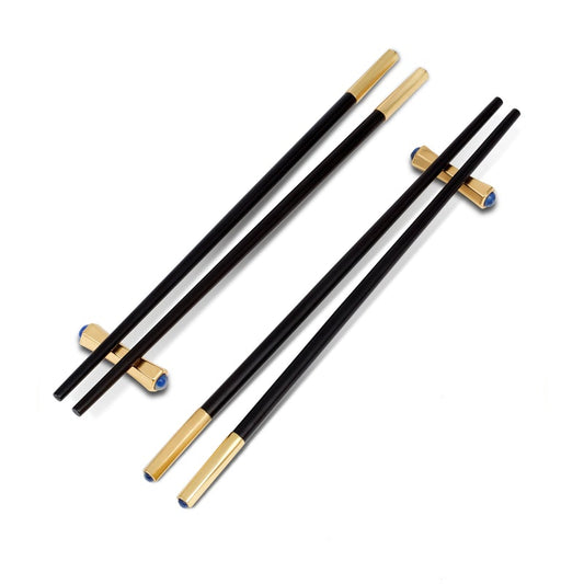 Zen Chopsticks and Rests (Set of 2 pairs)