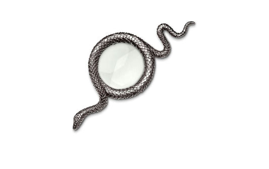 Snake Magnifying Glass, Platinum (Small)