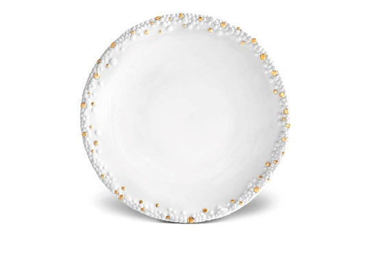 Haas Mojave Dinner Plate, Gold