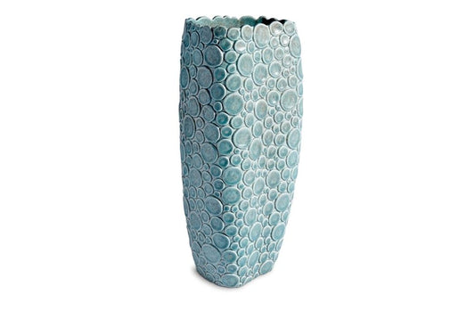 Haas Gila Monster Vase, Blue