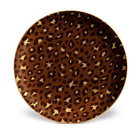 Leopard Charger and Cake Plate
