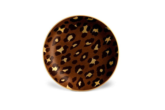 Leopard Canape Plates (Set of 4)