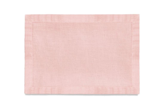 Linen Sateen Placemats (Set of 4), Pink