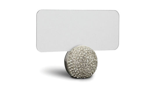 Pave Sphere Place Card Holders (Set of 6), Platinum