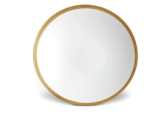 Soie Tressée Soup Plate, Gold