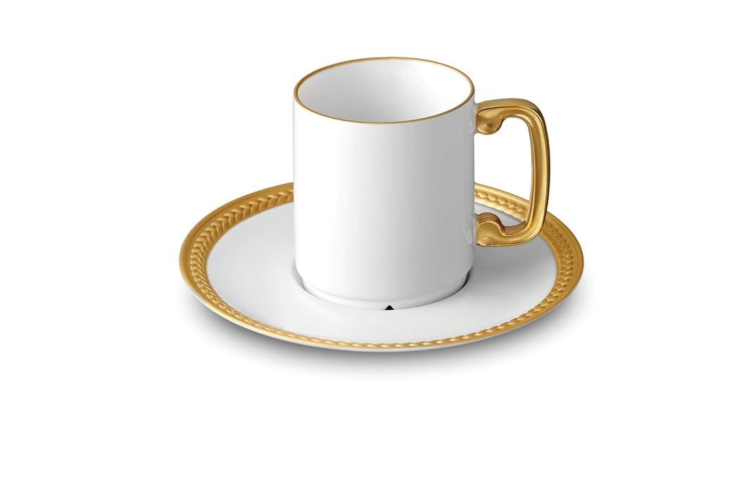Soie Tressée Espresso Cup and Saucer