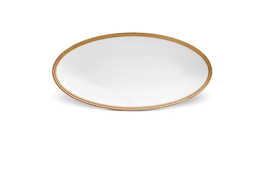 Soie Tressée Oval Platter, Small