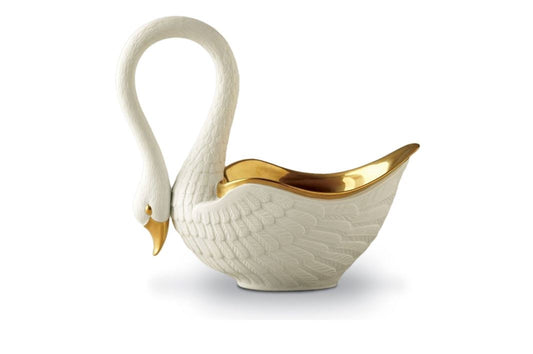 Swan Bowl, White (Medium)