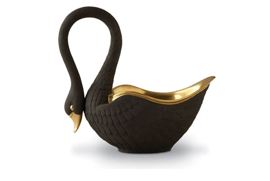 Swan Bowl, Black (Medium)