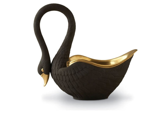Swan Bowl, Black (Large)